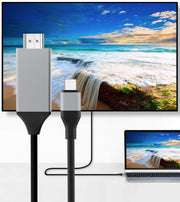 変換コネクタ 変換アダプター 変換ケーブル Type-C HDMI 出力スクリーン テレビ 携帯 PC 変換 タイプC 2m 18cm ショート