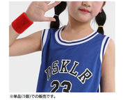 リストバンド 単品 1個 キッズ 子供用 女の子 男の子 手首サポーター パイル生地 吸汗 通気性 無地 シンプル ソリッドカラー スポーツ テニス バスケ 女子 男子 子ども用