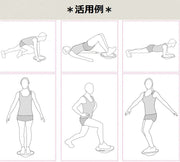 バランスボード 円形 直径36cm 体幹トレーニング フィットネス 筋トレ 室内 軽量 コンパクト 持ち運び便利 お手軽 運動不足 エクササイズ 運動 健康 ダイエット ヨガ 丸形 サークル インナーマッスル 厚さ5cm