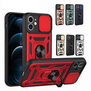 iPhoneケース iPhone用カバー スマホケース スマホカバー リング付き レンズカバー付き スライド式 背面保護 レンズ保護 カメラ保護 傷予防 傷防止 保護カバー アイフォン用ケース スマートフォンケース 便利 おしゃれ