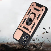 iPhoneケース iPhone用カバー スマホケース スマホカバー リング付き レンズカバー付き スライド式 背面保護 レンズ保護 カメラ保護 傷予防 傷防止 保護カバー アイフォン用ケース スマートフォンケース 便利 おしゃれ