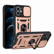 iPhoneケース iPhone用カバー スマホケース スマホカバー リング付き レンズカバー付き スライド式 背面保護 レンズ保護 カメラ保護 傷予防 傷防止 保護カバー アイフォン用ケース スマートフォンケース 便利 おしゃれ
