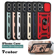 iPhone対応ケース iPhone対応カバー スマホケース スマホカバー リング付き レンズカバー付き スライド式 背面保護 レンズ保護 カメラ保護 傷予防 傷防止 保護カバー アイフォン対応ケース スマートフォンケース 便利