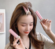 ヘアカーラー 前髪カーラー 3本セット 前髪クリップ 手巻きカーラー 挟むだけ 前髪立ち上げ ふんわり 前髪アレンジ スタイリング レディース 女性 ヘアケア用品 巻き髪 簡単 ボリュームアップ ゆる巻き 手軽 ヘアアレンジ かわいい ピンク 黒 紫 ローズ 青