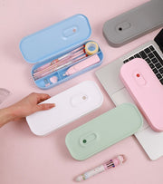 箱型ペンケース 筆箱 筆入れ 小物入れ 文具 文房具収納 大容量 軽量 多機能 防水 仕切り 無地 学生 男子 女子 子供 大人