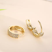 ピアス フープピアス リングピアス 輪っか レディース アクセサリー 中折れ ラインストーン 単色 キラキラ かわいい おしゃれ プレゼント ギフト