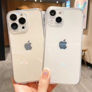 iPhoneケース カバー スマートフォンケース スマホケース スマホカバー 携帯カバー クリア 透明 背面保護 傷防止 耐衝撃 無地 シンプル おしゃれ 可愛い