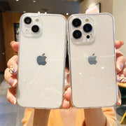 iPhoneケース カバー スマートフォンケース スマホケース スマホカバー 携帯カバー クリア 透明 背面保護 傷防止 耐衝撃 無地 シンプル おしゃれ 可愛い