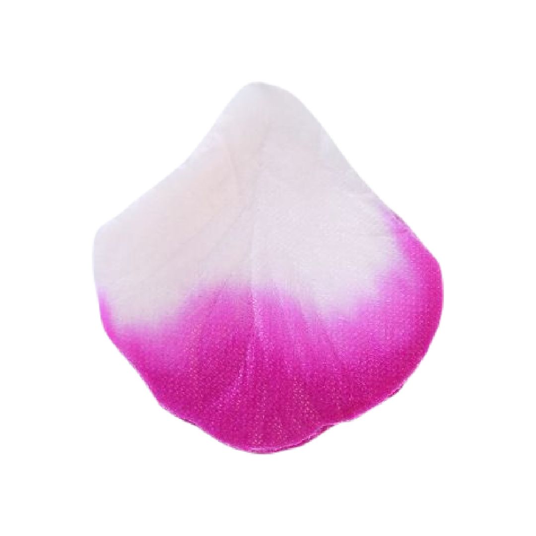 フラワーシャワー 造花 花びら 100枚 バラ ローズ パープル×ホワイト バリエーション画像