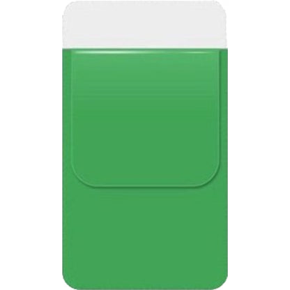 ペンケース 胸ポケット用 スクエア型 ポケットプロテクター ガード インク漏れ ホワイト×グリーン バリエーション画像