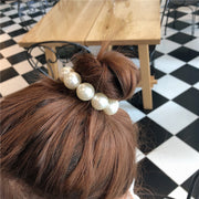 ヘアゴム レディース ヘアアクセサリー フェイクパール 髪ゴム 大粒 ヘアアレンジ まとめ髪 髪飾り おしゃれ かわいい 上品 小物 雑貨