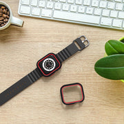 アップルウォッチカバー Apple Watch 保護ケース 保護カバー バイカラー 配色 40mm 44mm 傷防止 汚れ防止 保護