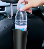 車用傘ホルダー 車内収納用品 カー用品 カーアクセサリー 折りたたみ傘入れ 傘立て 車載 吊り下げ式 収納 ごみ入れ 小物入れ ヘッドレスト 防水 水滴対策 後部座席 多用途 ドリンクホルダー アンブレラケース フック 取り付け簡単 単色 無地 便利グッズ 黒