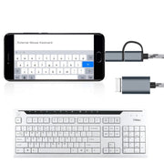 OTGケーブル 2in1 MicroUSB／Type-C to USB変換アダプター 充電 通信 データ転送 スマホ タブレット
