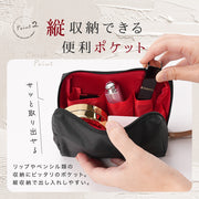 化粧ポーチ マルチポーチ ファスナー 小物入れ 小物ポーチ コスメポーチ 携帯ポーチ スマホポーチ お財布 単色 無地 シンプル 内ポケット付き かわいい ナチュラル おしゃれ 上品 レディース 女性 コンパクト 便利 社会人 ギフト 贈り物 プレゼント 緑 黒 ピンク 灰 ネイビー