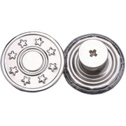 ジーンズボタン デニムボタン 3個セット 17ｍｍ 金属製 無地 柄入り 手芸 DIY 付け替え 交換 ハンドメイド クラフト バッグ 小物 アクセサリー おしゃれ