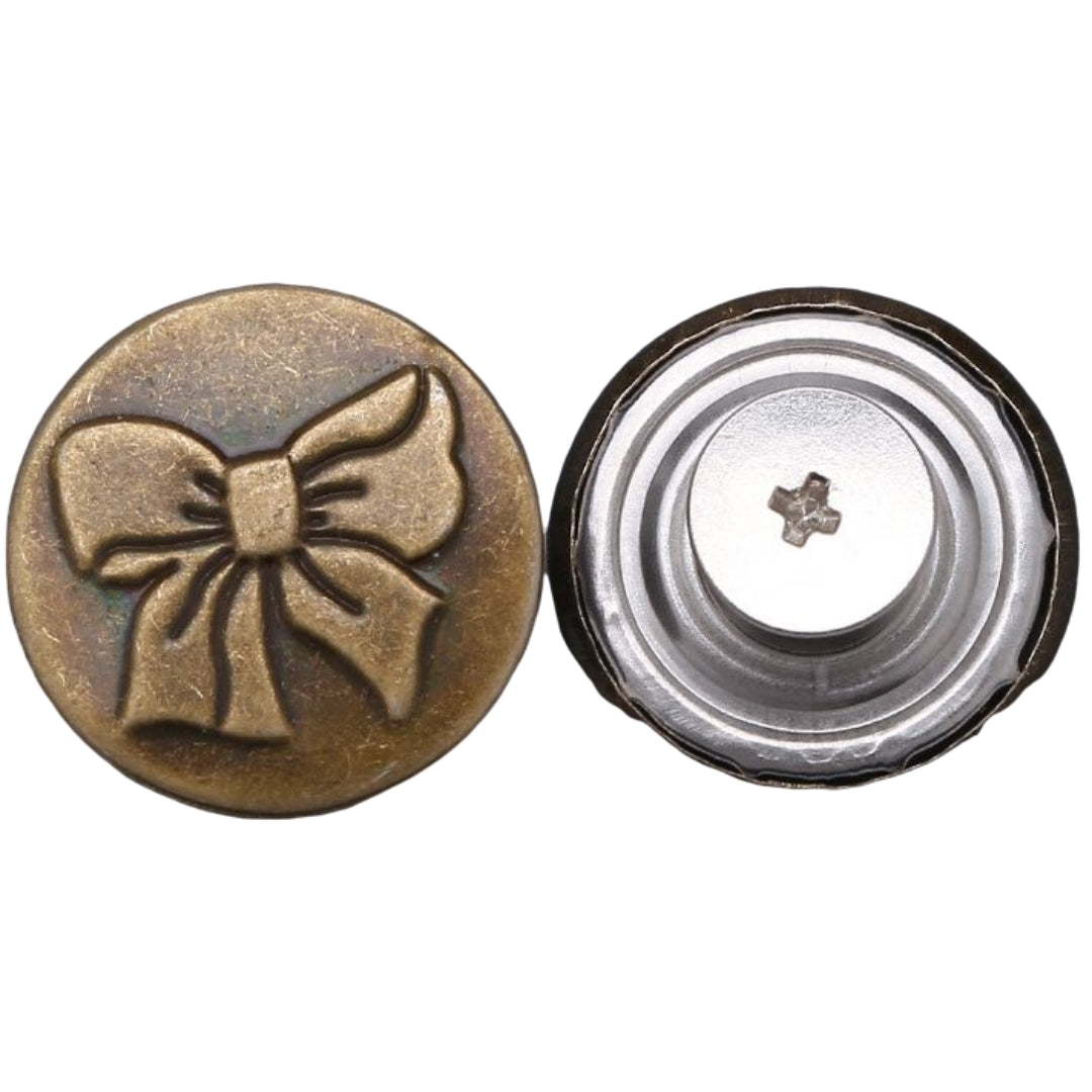 ジーンズボタン デニムボタン 3個セット 17ｍｍ 金属製 無地 12 バリエーション画像