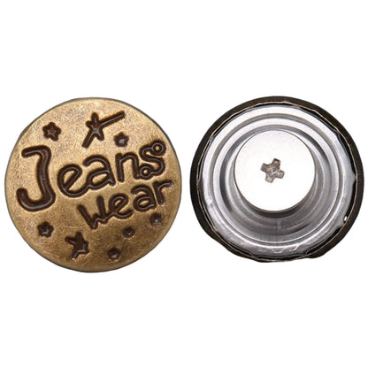 ジーンズボタン デニムボタン 3個セット 17ｍｍ 金属製 無地 13 バリエーション画像