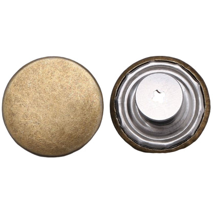 ジーンズボタン デニムボタン 3個セット 17ｍｍ 金属製 無地 17 バリエーション画像