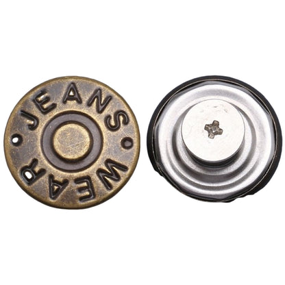 ジーンズボタン デニムボタン 3個セット 17ｍｍ 金属製 無地 21 バリエーション画像