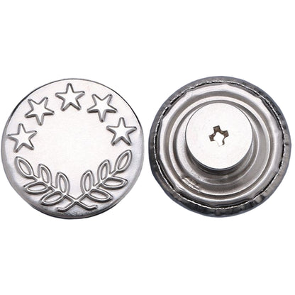 ジーンズボタン デニムボタン 3個セット 17ｍｍ 金属製 無地 4 バリエーション画像