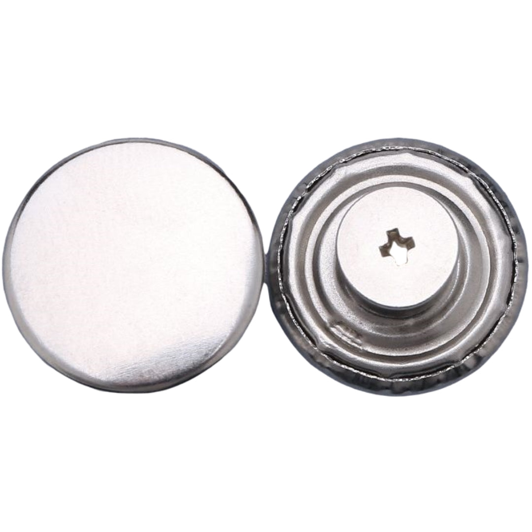 ジーンズボタン デニムボタン 3個セット 17ｍｍ 金属製 無地 5 バリエーション画像