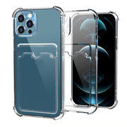 iPhone用ケース スマートフォンケース スマホケース スマホカバー カード収納 カード入れ クリア 透明 シンプル 背面保護 傷防止 クリアケース おしゃれ メンズ レディース 男性 女性 アイフォン用