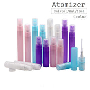 アトマイザー 詰め替え容器 3ml 5ml 8ml 10ml スプレーボトル ミニサイズ 小型 ミスト 空容器 半透明 小分け 携帯 旅行 無地 シンプル