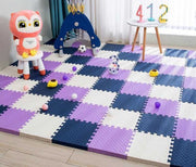 ジョイントマット プレイマット フロアマット 16枚セット 30×30cm 厚み1.2cm サイドパーツ付き ベビー キッズ 赤ちゃん 正方形 汚れ防止 転倒対策 防水 防音 組み合わせ自由 カラフル かわいい リビング 子供部屋 カラバリ豊富 プレイスペース