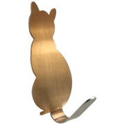 ウォールフック 2個セット 壁面フック 壁掛け 小物掛け シール式 両面テープ 猫 防水 かわいい キュート 簡単設置 穴あけ不要 省スペース 便利 玄関 キッチン 台所 バスルーム おしゃれ