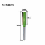 溝ビット 7本セット 切削工具 6mmシャンク トリマービット ルータービット 木材 DIY 日曜大工 道具 合金製