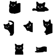 マグネットしおり ブックマーク 黒猫 猫型 ブラック マグネット 磁石 ブックマーカー ページマーカー 猫 ネコ しおり 栞 可愛い おしゃれ