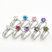 イヤーカフ イヤーカフス レディース 女性 1個 単品 片耳 アクセサリー ノンホールピアス イヤークリップ 痛くない 挟むだけ 開けない ラインストーン ビジュー スター 星 ホワイト ピンク ブラック ブルー カジュアル シンプル かわいい おしゃれ 上品 大人可愛い プレゼント ギフト 贈り物 誕生日 記念日 ホワイトデー 母の日 結婚式 デート お呼ばれ お出かけ