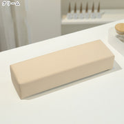 ネイル用アームレスト ネイルグッズ ネイル用品 角形 長方形 クッション素材 負担軽減 防汚 無地 ブラウン グレー シンプル カジュアル おしゃれ 可愛い キュート
