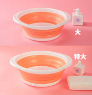 洗面器 折りたたみ洗面器 洗面ボウル 洗い桶 たらい キッチン たためるバケツ コンパクト 洗顔 お出かけ 携帯用 アウトドア 持ち運び