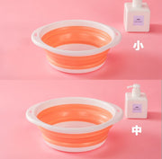 洗面器 折りたたみ洗面器 洗面ボウル 洗い桶 たらい キッチン たためるバケツ コンパクト 洗顔 お出かけ 携帯用 アウトドア 持ち運び