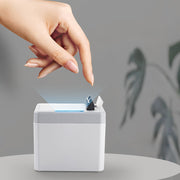 爪楊枝入れ センサー付き 自動 楊枝ケース つまようじ 収納 ホルダー 電池式 衛生的 卓上 蓋付き 防塵 スタイリッシュ おしゃれ