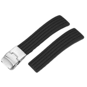 腕時計用ベルト バンド ユニセックス 時計 交換ベルト 交換バンド 18mm 20ｍｍ 22ｍｍ 24ｍｍ カラバリ豊富 ストライプ チェック ステンレスバンド柄 シリコンゴム