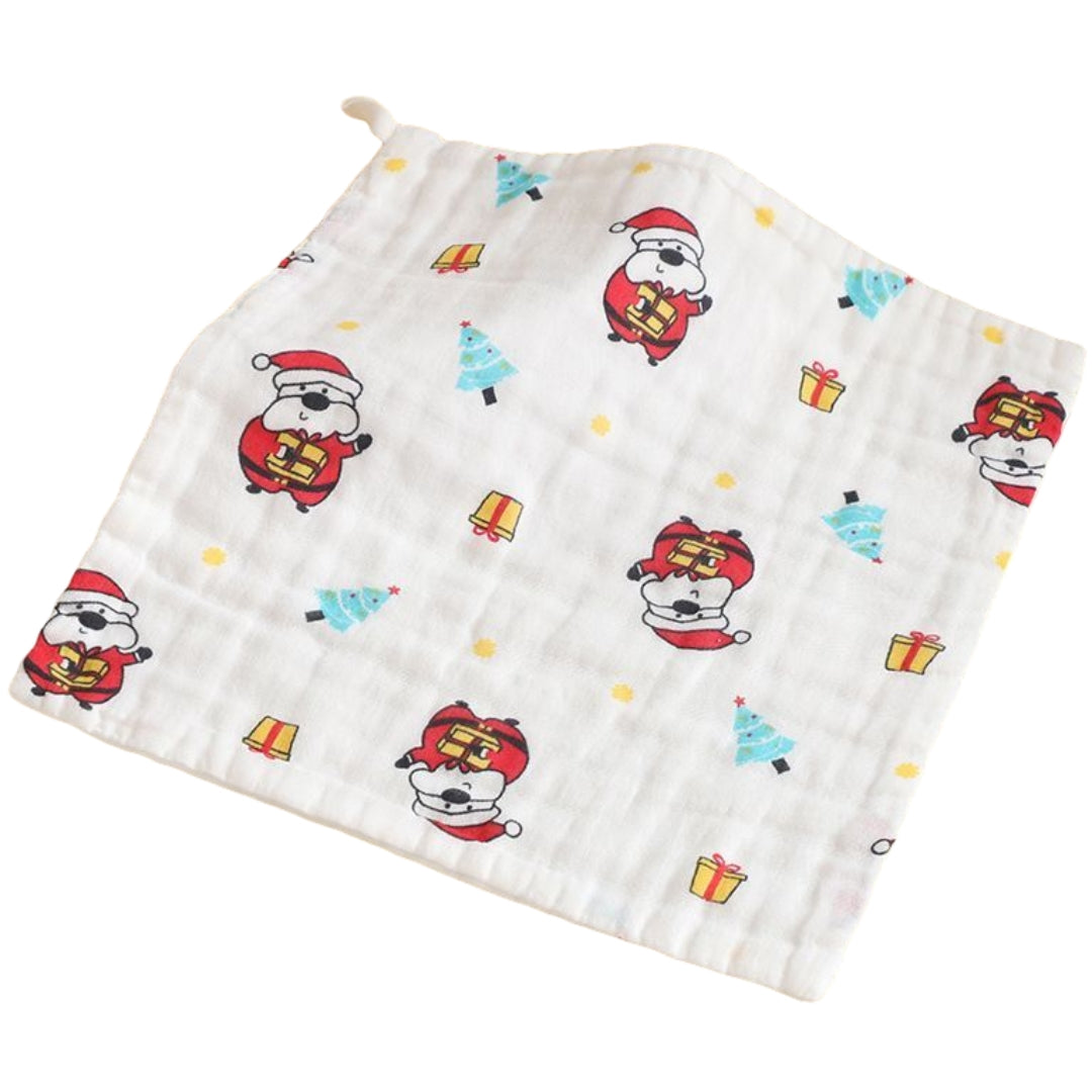 ガーゼタオル 単品 30×30cm ガーゼハンカチ フェイスタオル 正方形 ベビー キッズ 赤ちゃん 子供用 ハンドタオル 手拭き 顔拭き 女の子 男の子 日用品雑貨 保育園 幼稚園 入園準備 入学準備 出産祝い 可愛い