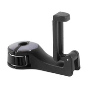 車載スマホホルダー 単品 1個 ヘッドレスト取り付け 車用品 フックハンガー ハンガーフック シートフック 携帯ホルダー スマホスタンド 荷物掛け 収納フック カー用品 カーアクセサリー 後部座席 車内収納 スマートフォン クルマ くるま 簡単 便利