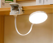 クリップライト デスクライト LED USB充電 充電用ケーブル付き 3段階調光 明るさ調節 卓上ランプ リチウム 読書 勉強 在宅ワーク 寝室 角度調整可能 照明 フリーアーム シンプル PC作業 デスクワーク