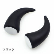バイク装飾 角 2個セット ヘルメット飾り デコレーション サタン 悪魔 おもしろ ユニーク バイク用品 アクセサリー デーモン ホーン 一対 レッド ブラック ブルー