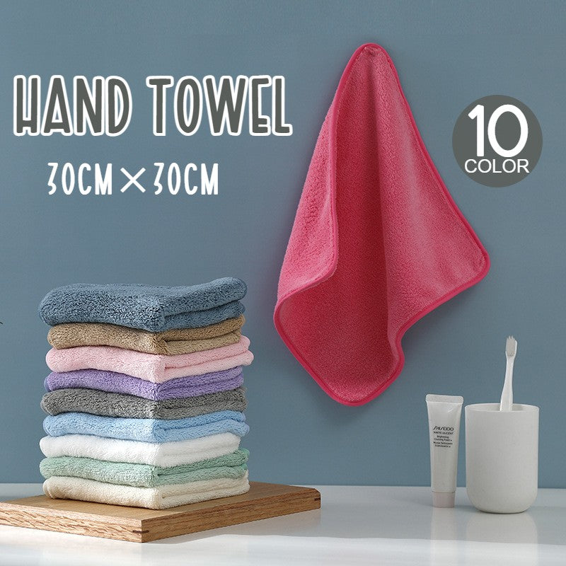 ハンドタオル 手拭きタオル 生活用品 日用品 30cm×30cm マイクロファイバー 商品画像