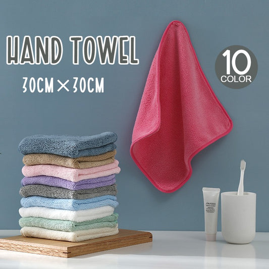 ハンドタオル 手拭きタオル 生活用品 日用品 30cm×30cm マイクロファイバー 商品画像