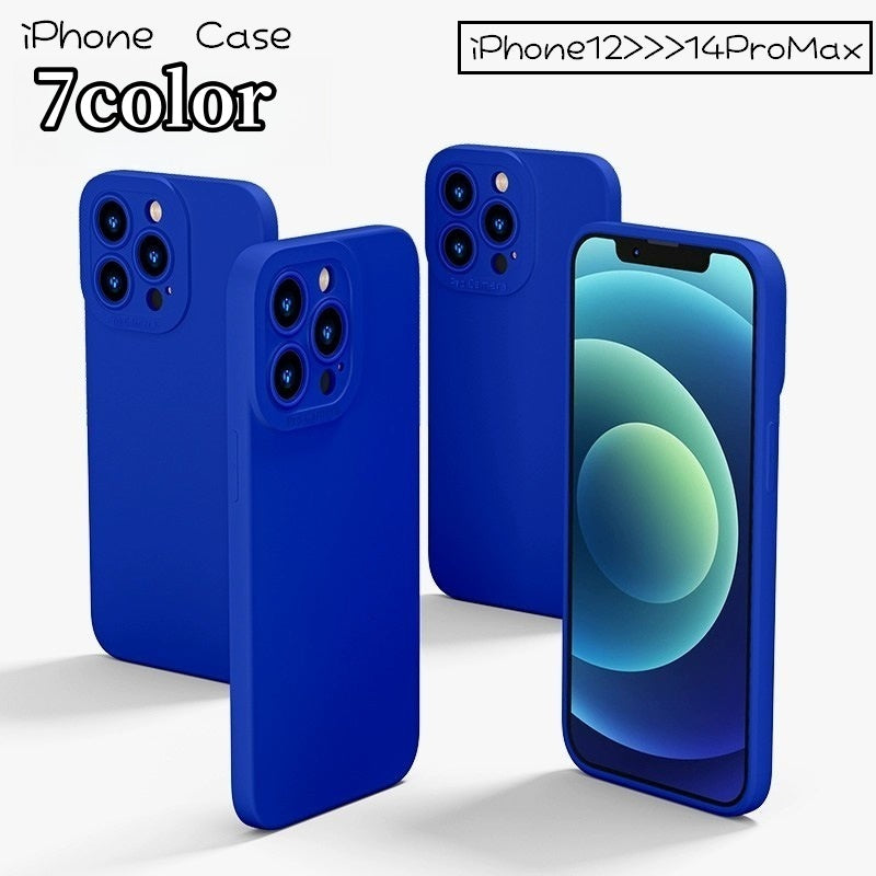 iPhoneケース iPhoneカバー スマホケース 携帯カバー スマホ ケース 防水 無地 傷防止 汚れ防止 ソフト 軽量 薄型 スリム 耐衝撃 背面保護 14 13 12 Pro ProMax Plus シンプル 単色 カジュアル おしゃれ カジュアル 青 黒 赤 白 ワイン ピンク