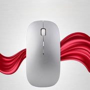 ワイヤレスマウス Bluetooth 2.4GHz 無線 静音 光学式 高精度 薄型 USB充電式 小型 軽量 コンパクト 持ち運び 携帯 電池交換不要 無線 リチウム ブルートゥース 滑り止め オフィス 出張 テレワーク 在宅勤務