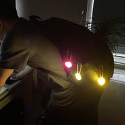 LEDマーカーライト 単品 チャームライト ストラップ キーホルダー 吊り下げ ボタン電池式 点滅 反射 暗闇 夜 安全 アウトドア キャンプ 夜間 ジョギング ランニング 散歩 スポーツ 釣り フィッシング ランタン 機能的 便利