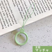 リングストラップ スマホストラップ ホールドリング スマホリング 王冠 落下防止 携帯アクセサリー かわいい おしゃれ パステルカラー