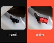 エアバルブキャップ タイヤバルブキャップ エアーバルブ 4個セット 車用品 カー用品 バルブカバー キャップカバー 単色 ブラック ホワイト レッド ブルー 外装パーツ カスタム アレンジ おしゃれ かっこいい 黒 白 赤 青