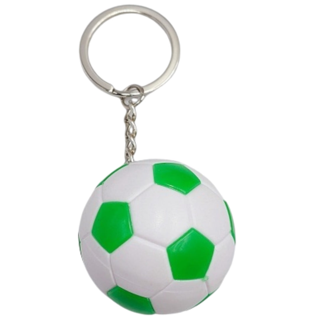 キーホルダー キーリング ボール サッカー ラグビー バレー グリーン【サッカー】 バリエーション画像